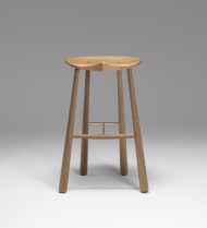 Taper Bar Stool - White Oak