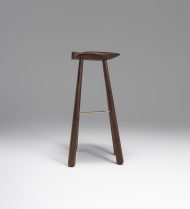 Taper Bar Stool - Black Walnut