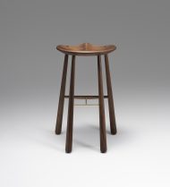 Taper Bar Stool - Black Walnut