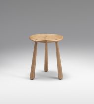 Taper Low Stool - White Oak