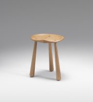 Taper Low Stool - White Oak