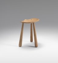 Taper Low Stool - White Oak