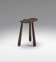 Taper Low Stool - Black Walnut