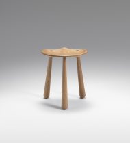 Taper Low Stool - White Oak