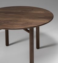 Cross Bar Table - Black Walnut