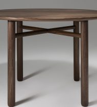 Cross Bar Table - Black Walnut