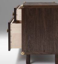 Lafayette Dresser Detail - Black Walnut