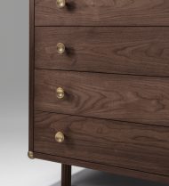 Lafayette Dresser Detail - Black Walnut