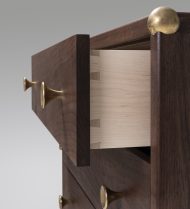 Lafayette Dresser Detail - Black Walnut