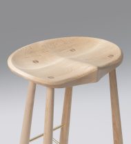 Taper Bar Stool - Hard Maple