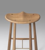 Taper Counter Stool - White Oak