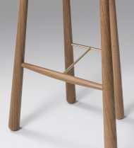 Taper Bar Stool - White Oak