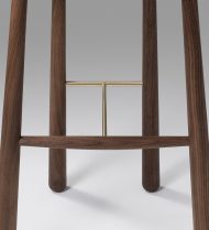 Taper Counter Stool - Black Walnut