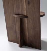 Three Plane Chair - Black Walnut