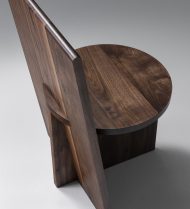 Three Plane Chair - Black Walnut