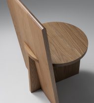 Three Plane Chair - White Oak