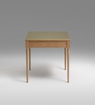 Small Side Table - White Oak / Brass