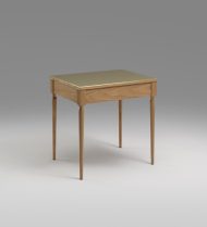 Small Side Table - White Oak / Brass