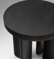 Stool - Ebonized Oak