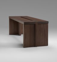 Grange Bench - Black Walnut