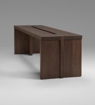 Grange Bench - Black Walnut