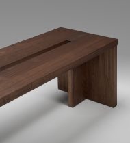 Grange Bench - Black Walnut